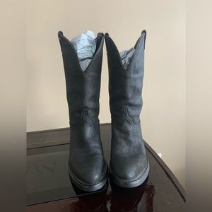 Men’s black leather Tecovas